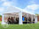 3x3m PVC Marquee / Party Tent w. Groundbar, grey-white - Foto 3