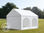 3x3m PVC Marquee / Party Tent w. Groundbar, white - 1