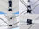 3x4,5 m Gazebo pieghevole PREMIUM con 4 parti laterali, bianco - Foto 3