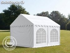 3x4m PVC Marquee / Party Tent w. Groundbar, white