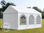 3x6m 2.6m Sides PVC Marquee / Party Tent w. Groundbar, fire resistant white - 1