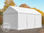 3x6m 2.6m Sides PVC Storage Tent / Shelter w. Groundbar, white - 1