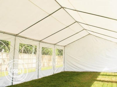 3x6m PE Marquee / Party Tent, white - Foto 3
