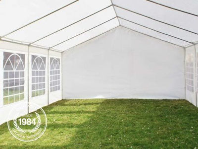 3x6m PE Marquee / Party Tent, white - Foto 5