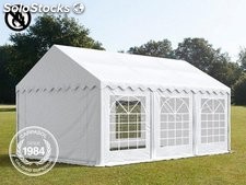 3x6m PVC Marquee / Party Tent, fire resistant white