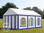 3x6m PVC Marquee / Party Tent w. Groundbar, blue-white - 1