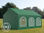 3x6m PVC Marquee / Party Tent w. Groundbar, dark green - 1