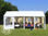3x6m PVC Marquee / Party Tent w. Groundbar, white - Foto 2