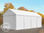 3x8m 2.6m Sides PVC Storage Tent / Shelter w. Groundbar, white - 1