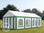 3x8m PVC Marquee / Party Tent w. Groundbar, green-white - 1