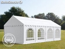 3x8m PVC Marquee / Party Tent w. Groundbar, white