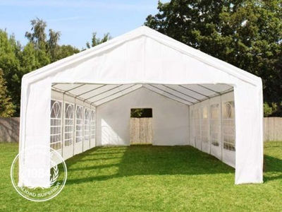 3x9m PE Marquee / Party Tent, white - Foto 2