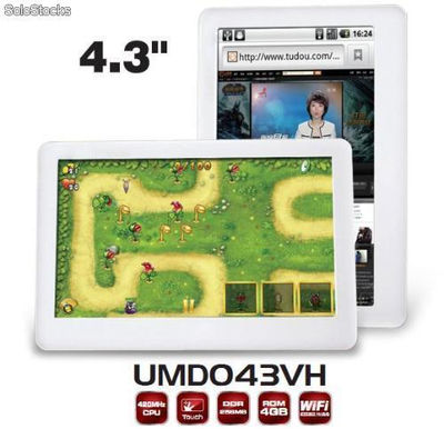 4.3&quot; mid/tablet pc/tablets/umd android2.2 Via vt8650@800MHz 256m/4gb