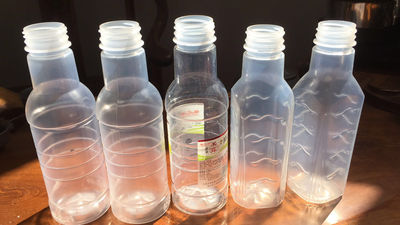 4 cavidades máquina de moldeo por soplado de botellas de PE PP botellas - Foto 2