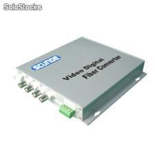 4 Channel Video digital Fiber Converter