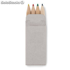 4 lápices de colores beig MIMO8924-13