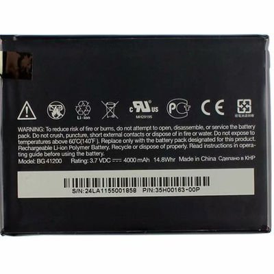 4000mah 3.7V bateria BG41200 para HTC P510 bateria Ver 4G Flyer P510E
