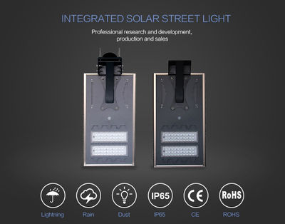 40W Panel Solar Con Luminaria LED Solar Light 40W 4400lm 6500-7000K