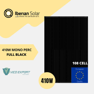 410w Iberian Solar Mono Crystalline PERC Full Black 36 unidades