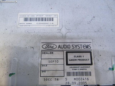 41305 equipo musica radio CD ford focus 20 tdci 2007 / 4M5T18C815BJ / para ford - Foto 4