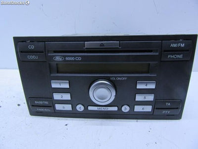 41849 equipo musica radio CD ford focus 16 tdci 10877CV 2005 / 4M5T18C815AD / pa - Foto 5
