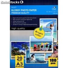 420x297mm a3 high glossy inkjet photo paper 180g 20 hojas
