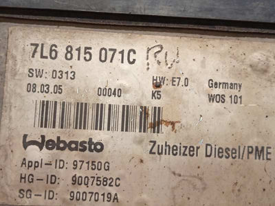 4255359 calefaccion entera normal / 7L6815071C / para volkswagen touareg (7LA) t - Foto 5