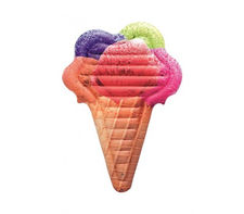 43183 Colchoneta inflable gigante forma de cono de helado bestway 188x130 cm