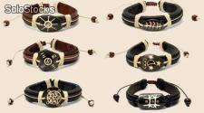 43971 BRACELET BOIS &amp; CUIR*12