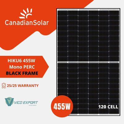 455w Canadian Solar Monocristalino Black Frame 35 unidades