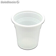 4800 vasos reutilizables blancos 100 ml