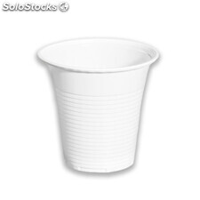 4800 vasos reutilizables blancos 80 ml