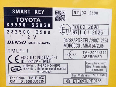 4824050 modulo electronico / 8999053030 / 2325003580 / para lexus IS200 (DS2/IS2 - Foto 3