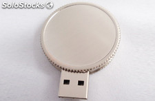 4G Memoria USB2.0 de metal con logo a serigrafía y grabado por láser gratis 96