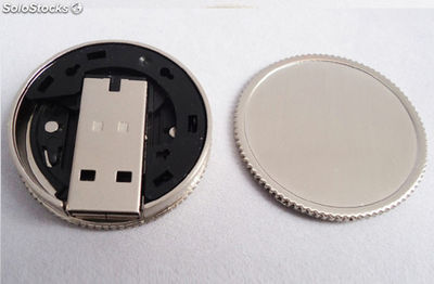 4G Memoria USB2.0 de metal con logo a serigrafía y grabado por láser gratis 96 - Foto 2