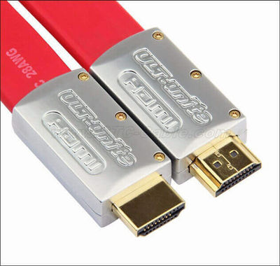 4K HDMI 2.0 Flat Cable Wire with metal head - Foto 3