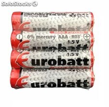 4x bateria baterie R03-SP4 eurobatt R3 AAA