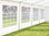 4x10m PE Marquee / Party Tent, white - Foto 4