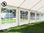 4x10m PVC Marquee / Party Tent, fire resistant white - Foto 4