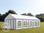 4x10m PVC Marquee / Party Tent w. Groundbar, grey-white - 1