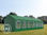 4x14m 2.6m Sides PVC Marquee / Party Tent w. Groundbar, dark green - 1
