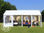 4x16m 2.6m Sides PVC Marquee / Party Tent w. Groundbar, white - Foto 2