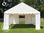 4x4m PVC Marquee / Party Tent, fire resistant white - Foto 3