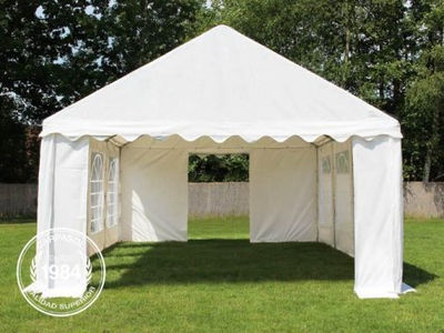 4x6m PVC Marquee / Party Tent, blue-white - Foto 3