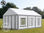 4x6m PVC Marquee / Party Tent, fire resistant grey-white - 1