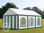 4x6m PVC Marquee / Party Tent w. Groundbar, green-white - 1