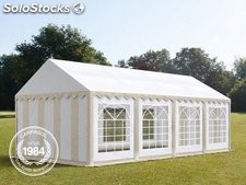 4x8m PVC Marquee / Party Tent, beige-white