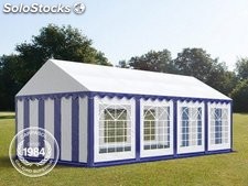 4x8m PVC Marquee / Party Tent, blue-white