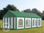 4x8m PVC Marquee / Party Tent w. Groundbar, green-white - 1