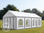 4x8m PVC Marquee / Party Tent w. Groundbar, grey-white - 1